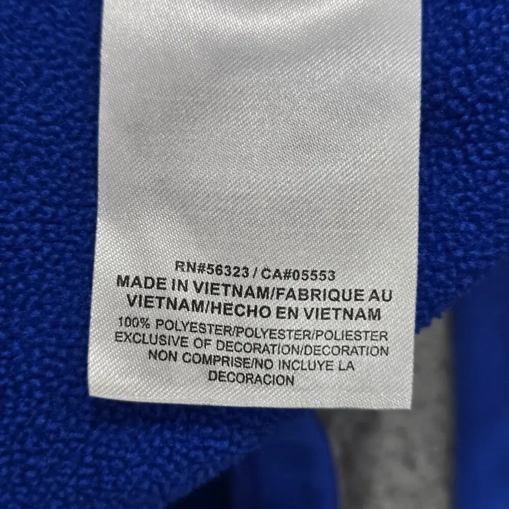 NIKE Pullover Sweatshirt Mens Extra Large Therma Fit Blue 1/4 Zip 715199-480 EUC